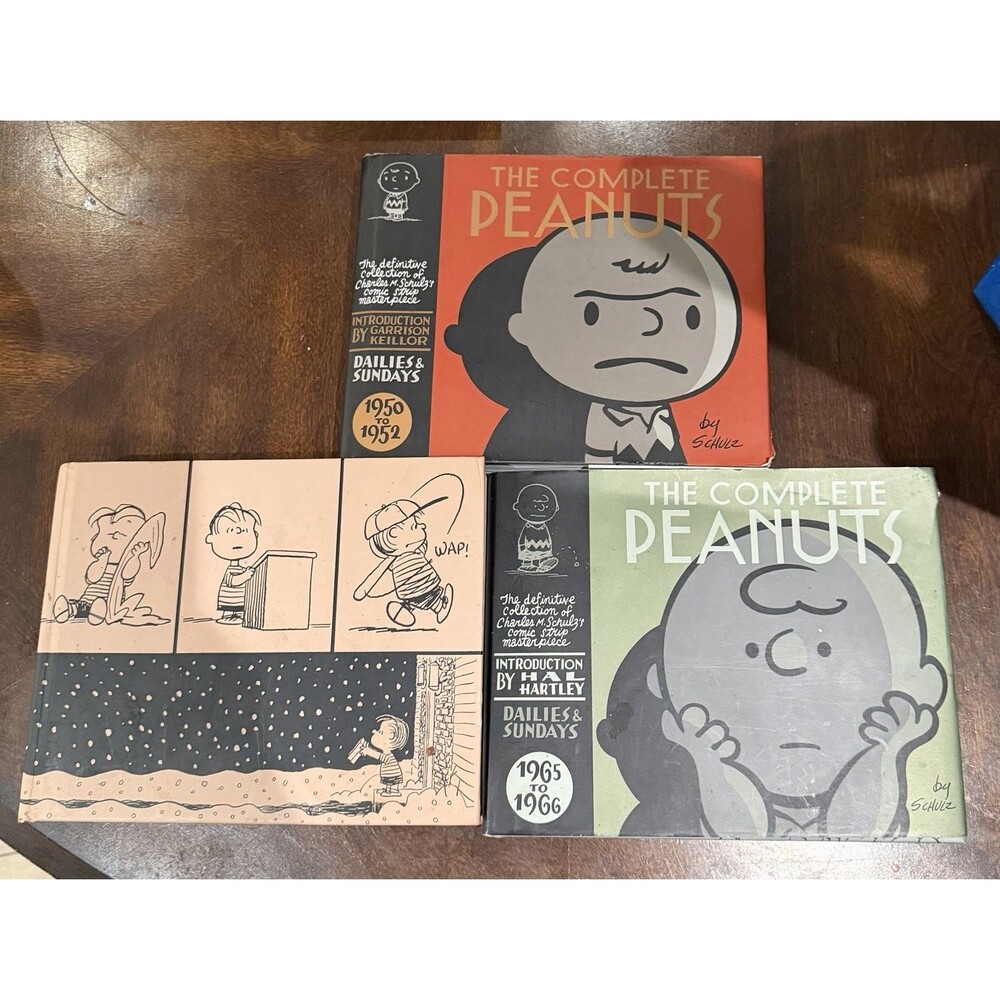 The Complete Peanuts Hardcover Lot of 3 Volumes 1, 7,8; Fantagraphics Books